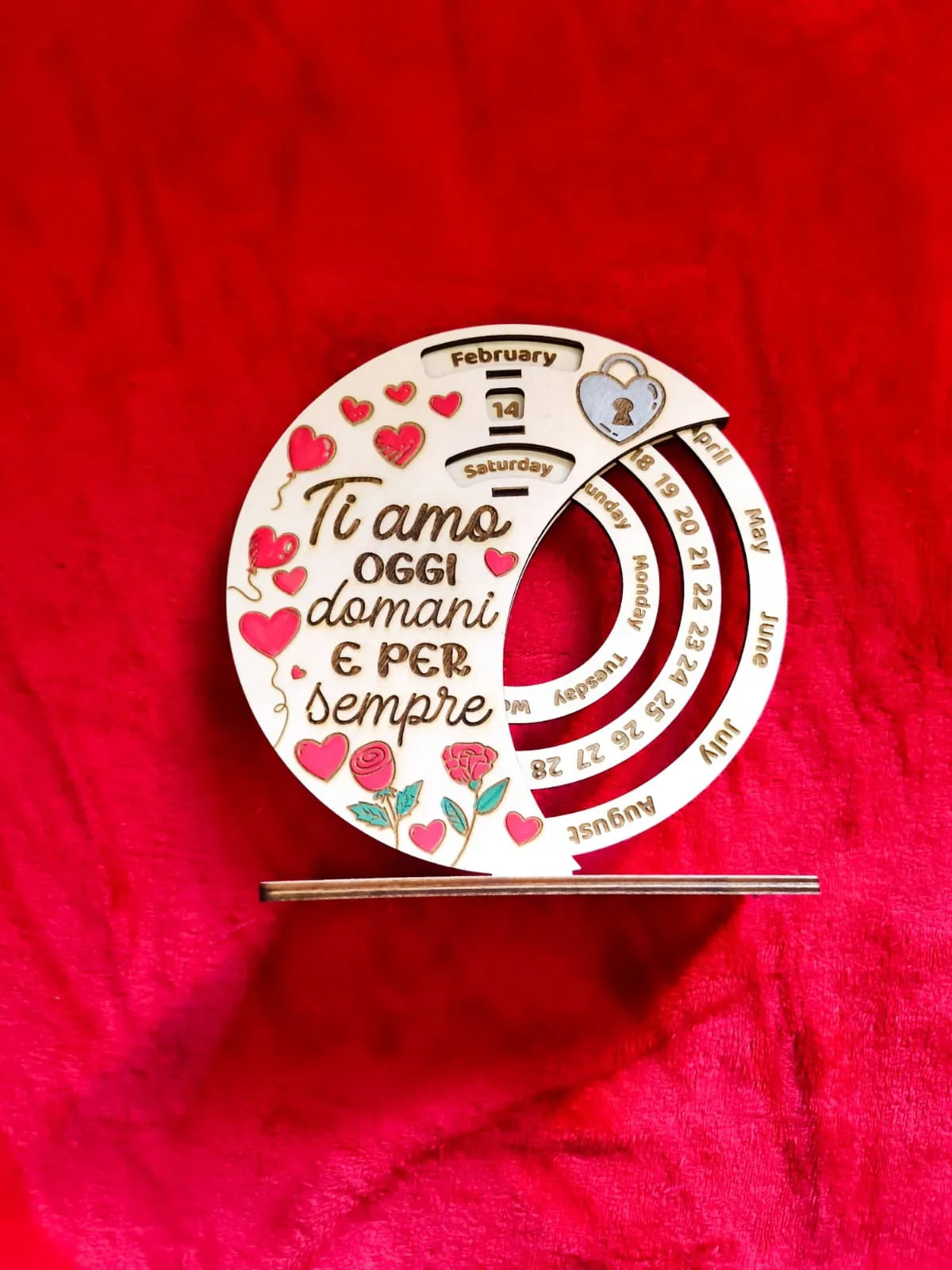 Ti amo oggi, domani e per sempre - Calendario dell'Amore Perpetuo
